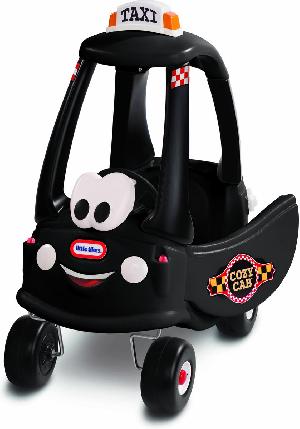 Bekijk leuke cadeautip : Little Tikes Cozy Coupe Taxi Loopauto - Zwart